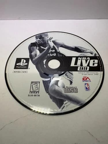 nba live 99 Playstation 1 PS1 Working Disk only (untracked)