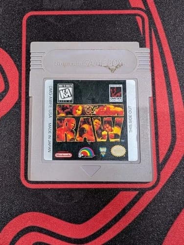 WWF Raw - Nintendo Gameboy (1994) - Loose Cartridge Only