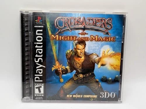 Crusaders of Might and Magic (Sony PlayStation 1, 2000) PS1 Complete CIB Tested
