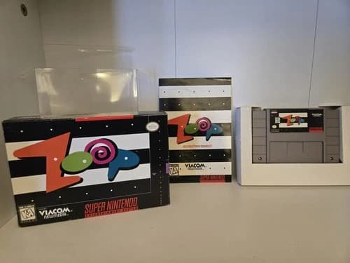 Zoop SNES Super Nintendo Entertainment System Complete In Box CIB