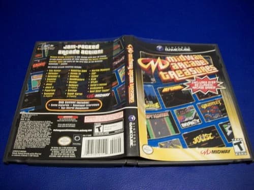 GameCube ~ MIDWAY ARCADE TREASURES ~Complete w/Reg Card CIB~ Tested Works Great!