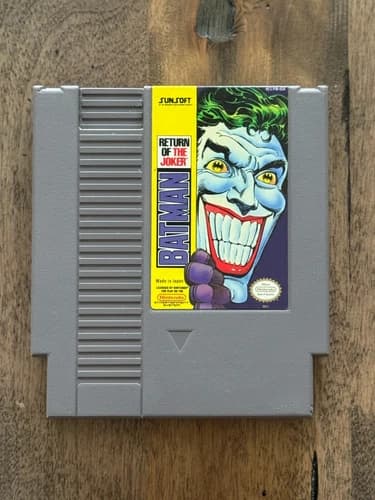 Batman Return of the Joker Nintendo Entertainment System 1991 Authentic & Tested