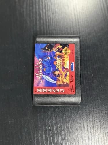 Disney's Aladdin Sega Genesis 1993 Cartridge Only Tested Cleaned OEM Authentic