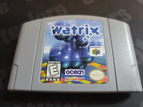 Wetrix (Nintendo 64, 1998) N64 authentic video game cart only