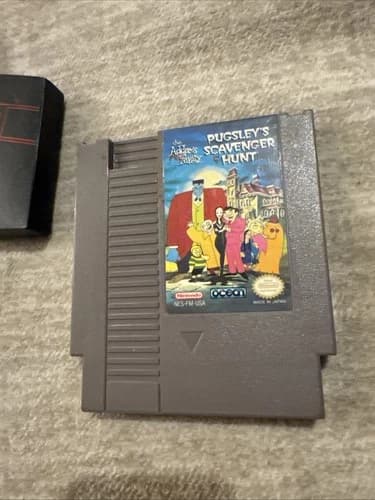Addams Family Pugsley’s Scavenger Hunt (Nintendo NES) Cart Only Working