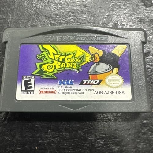 JET GRIND RADIO Nintendo Gameboy Advance GBA Saves Authentic Cartridge Only