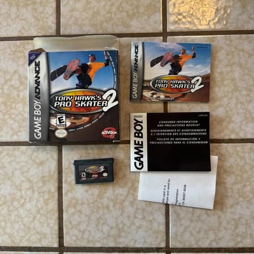 Tony Hawk's Pro Skater 2 - Game Boy Advance GBA 2001 - IN BOX W/ MANUAL