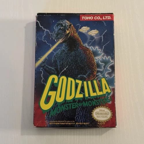 Godzilla: Monster of Monsters! CIB Nintendo NES - Tested & Working