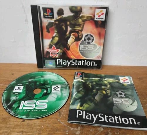 Iss Pro Evolution PlayStation 1 PS1 Soccer Football Game Complete with Manual