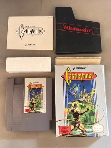 CastleVania: Orig. NES - Tested Works - Good Condit. - CIB