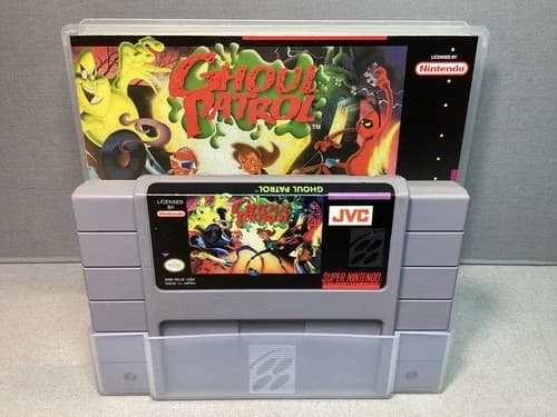 Ghoul Patrol Super Nintendo (SNES) Game by JVC, 1994 - Authentic