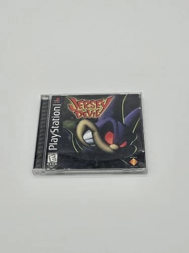 Jersey Devil PS1 PlayStation 1 Complete CIB Black Label Tested Working Sony