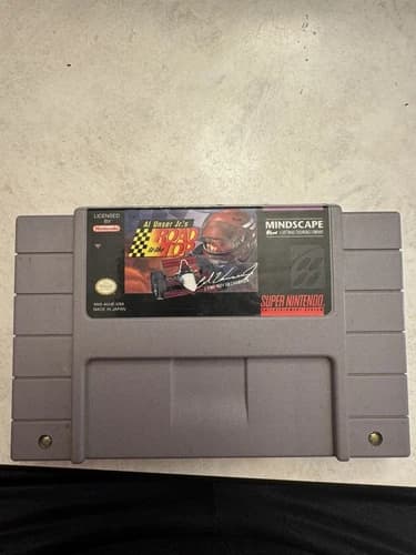 Al Unser Jr's Road To The Top for SNES (Super Nintendo) cartridge only Tested
