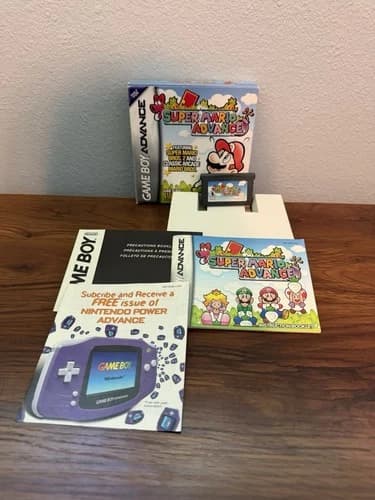 Super Mario Advance CIB Nintendo Gameboy Advance GBA Complete Game In Box