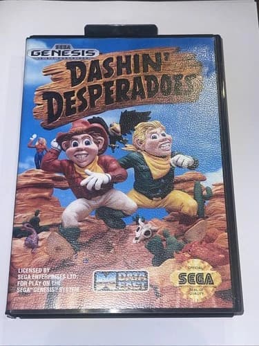 Dashin' Desperadoes (Sega Genesis, 1993), CIB, Tested