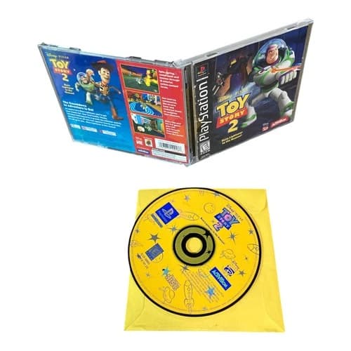 Sony PlayStation 1 PS1 CIB COMPLETE TESTED Toy Story 2 Buzz Lightyear to the CF