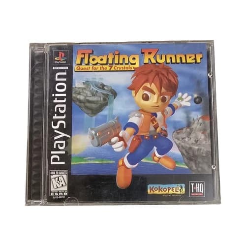 Floating Runner: Quest for the 7 Crystals PlayStation 1 CIB Tested
