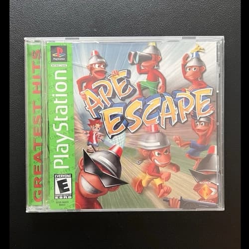 Ape Escape (Sony PlayStation 1, 1999) PS1 Greatest Hits CIB Complete With Manual