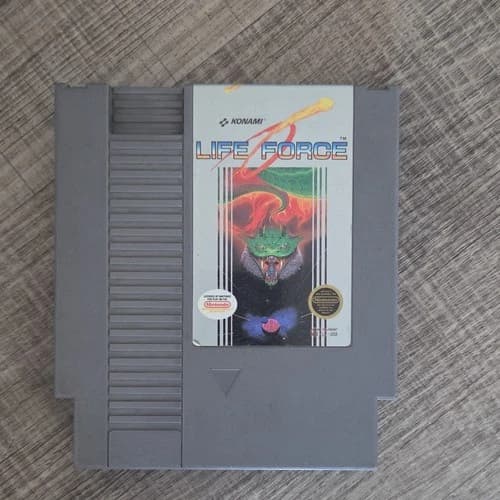 Konami Life Force Nintendo NES Action Game Cartridge NTSC-U/C