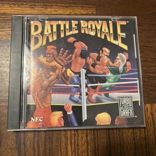 Battle Royale (TurboGrafx 16, 1990) Game, Sleeve, Case, Manual - Tested CIB CIC