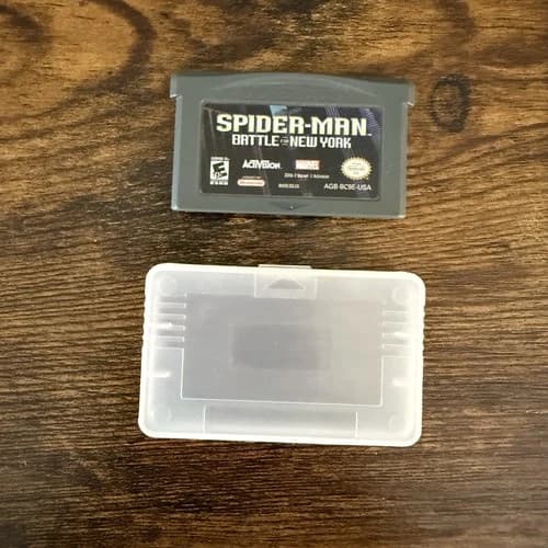 Spider-Man Battle For New York Nintendo Game Boy Advance GBA 2006 Tested