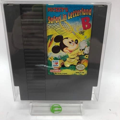 Mickey's Safari in Letterland (Nintendo NES, 1993) Cartridge Only