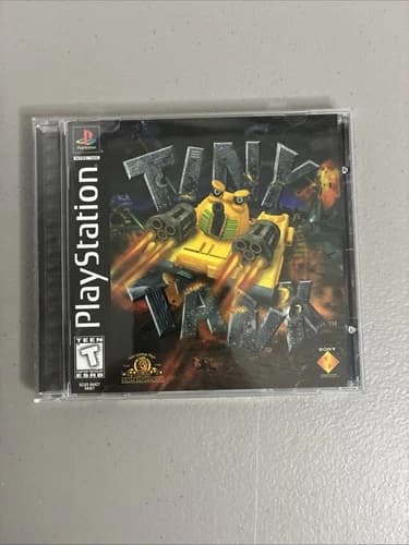 Tiny Tank (Sony PlayStation 1, 1999 PS1) Black Label Complete, Tested
