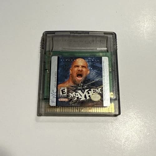 WCW Mayhem: Nintendo Game Boy Color Trsted And Working