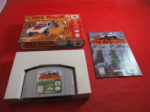 Off-Road Challenge (Nintendo 64, 1998) N64 COMPLETE w/ Box manual game WORKS!