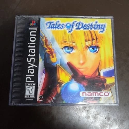 Tales of Destiny (Sony PlayStation 1, 1998) CIB Complete w/ Reg Card Tested PS1