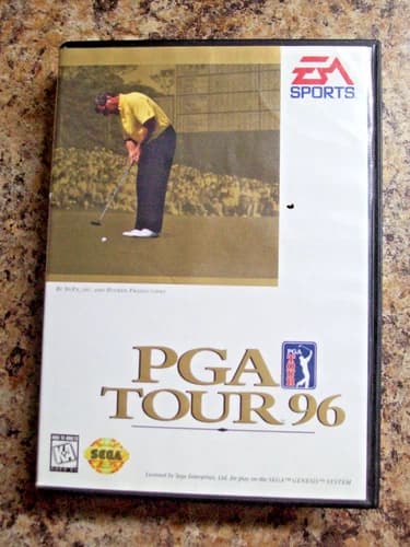 PGA Tour 96 - Sega Genesis - EA Sports - Good Condition