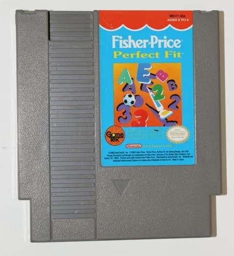 Fisher Price Perfect Fit NES Game 1990