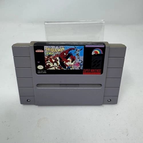 Spider-Man X-Men Arcade's Revenge SNES Video Game Marvel Action