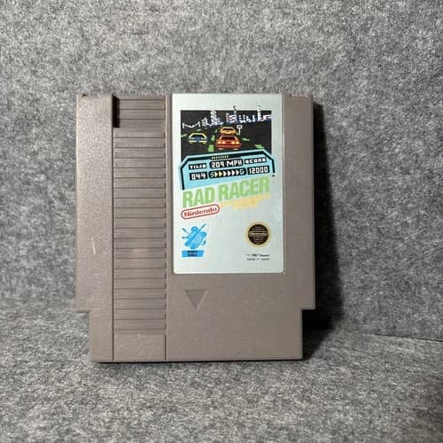 Rad Racer NES Tested Working