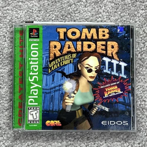 Tomb Raider 3 III: Adventures of Lara Croft (PlayStation) PS1 CIB Tested Working