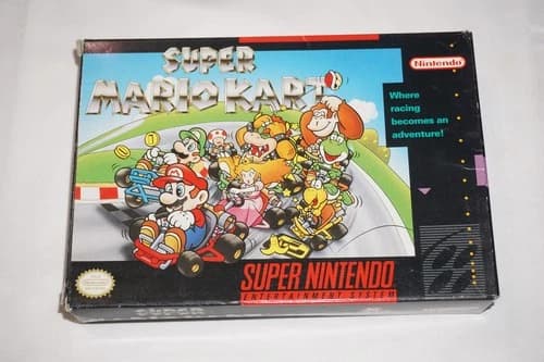 Super Mario Kart (Super Nintendo SNES) Complete in Box CIB