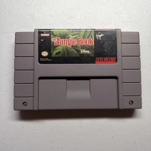 The Jungle Book (SNES, 1994) Authentic Cartridge Only Tested Working
