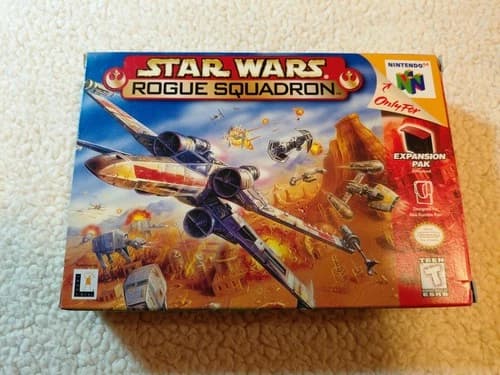 Star Wars Rogue Squadron, Nintendo 64 1998, N64, Complete in Box, CIB, Tested