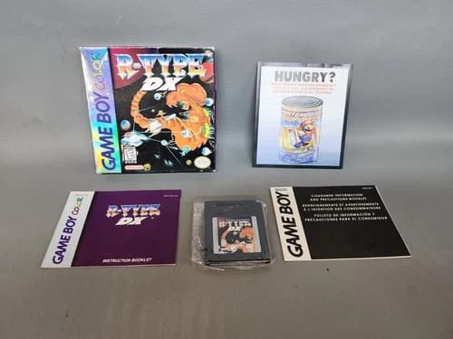 Complete - R-Type DX (Nintendo Game Boy Color 1999) Authentic