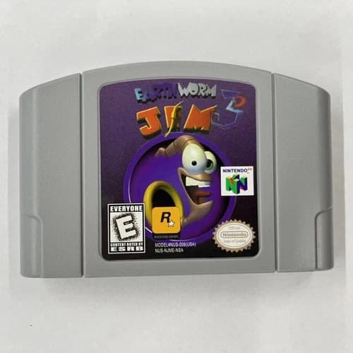 Earthworm Jim 3D - Nintendo 64 (N64) Best price Classic adventure