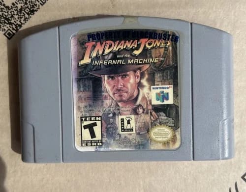 Indiana Jones and the Infernal Machine Nintendo 64, BLOCKBUSTER UN-tested