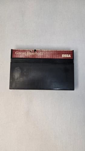 Great Baseball (Sega Master System, 1987) Cartridge - Tested - US Seller