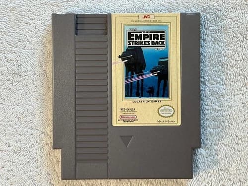 Star Wars The Empire Strikes Back Nintendo NES Video Game Cartridge Authentic