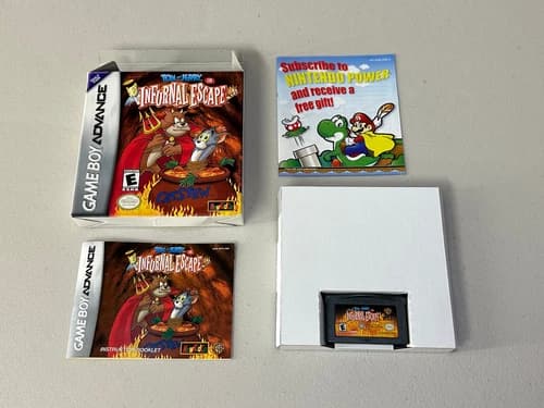 Tom and Jerry in Infurnal Escape (Nintendo Game Boy Advance) Authentic Complete