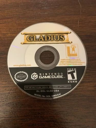 Gladius (Nintendo GameCube, 2003) DISK ONLY! Tested & Working!