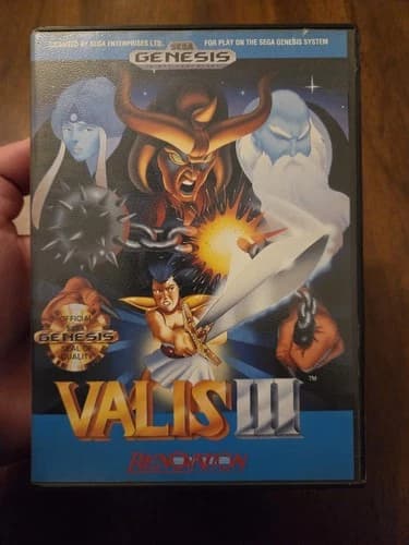 Valis III 3, Sega Genesis Complete, CIB Tested
