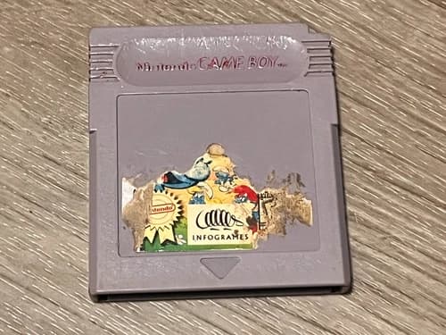 The Smurfs Nintendo Game Boy Cleaned & Tested Authentic