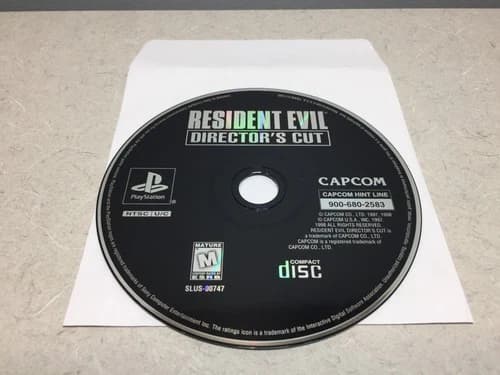 Sony PlayStation 1 PS1 Disc Only TESTED Resident Evil Director’s Cut