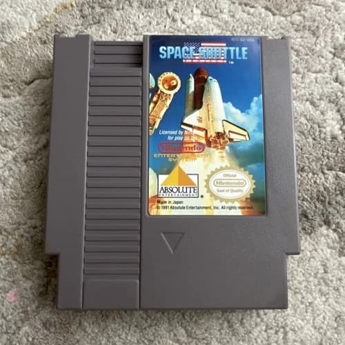Absolute Entertainment Space Shuttle Project Nintendo NES Simulation NTSC-U/C