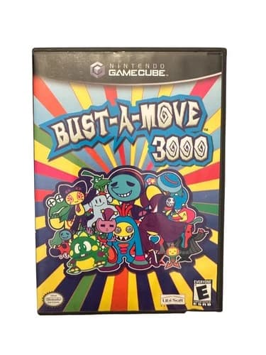 Bust-A-Move 3000 (Nintendo GameCube, 2003) Black Label CIB Complete